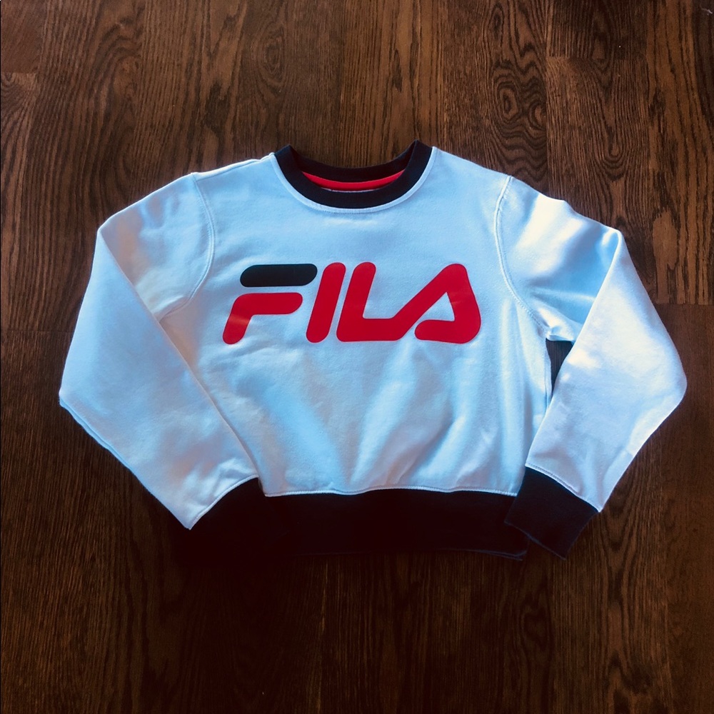 Fila crop top sweater